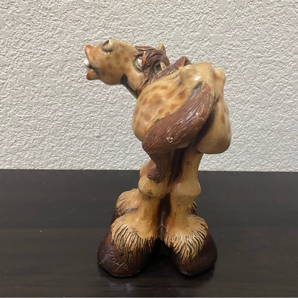 Rare Vintage 80’s BEASTIES Buster the Bay Horse John Raya Horse Donkey Figurine - Picture 7 of 16